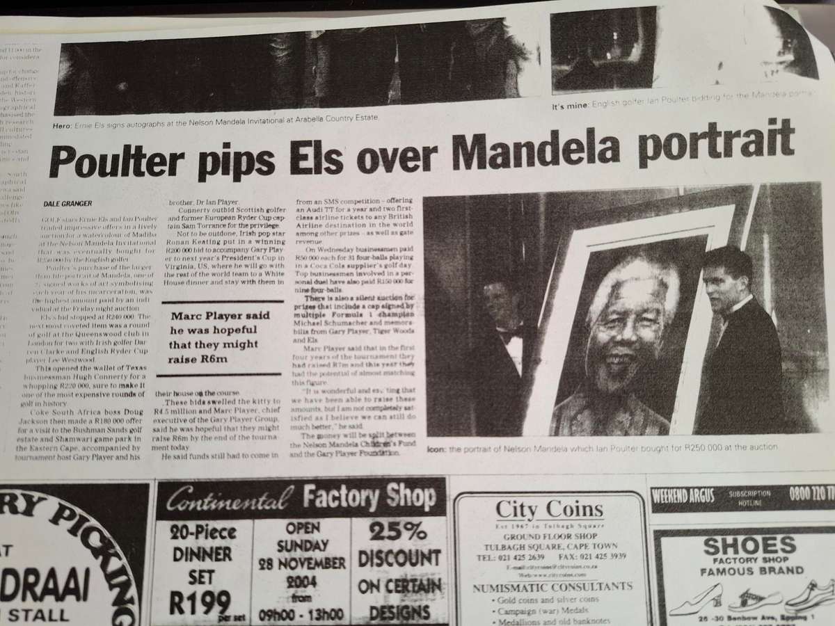 Nelson Mandela Limited Edition Print - Signed by Artist