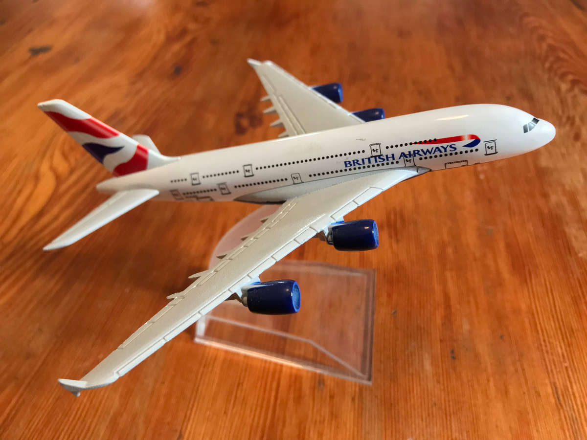 British Airways A380 - Die Cast Steel - Scale 1/400 - (16cm) New in Box