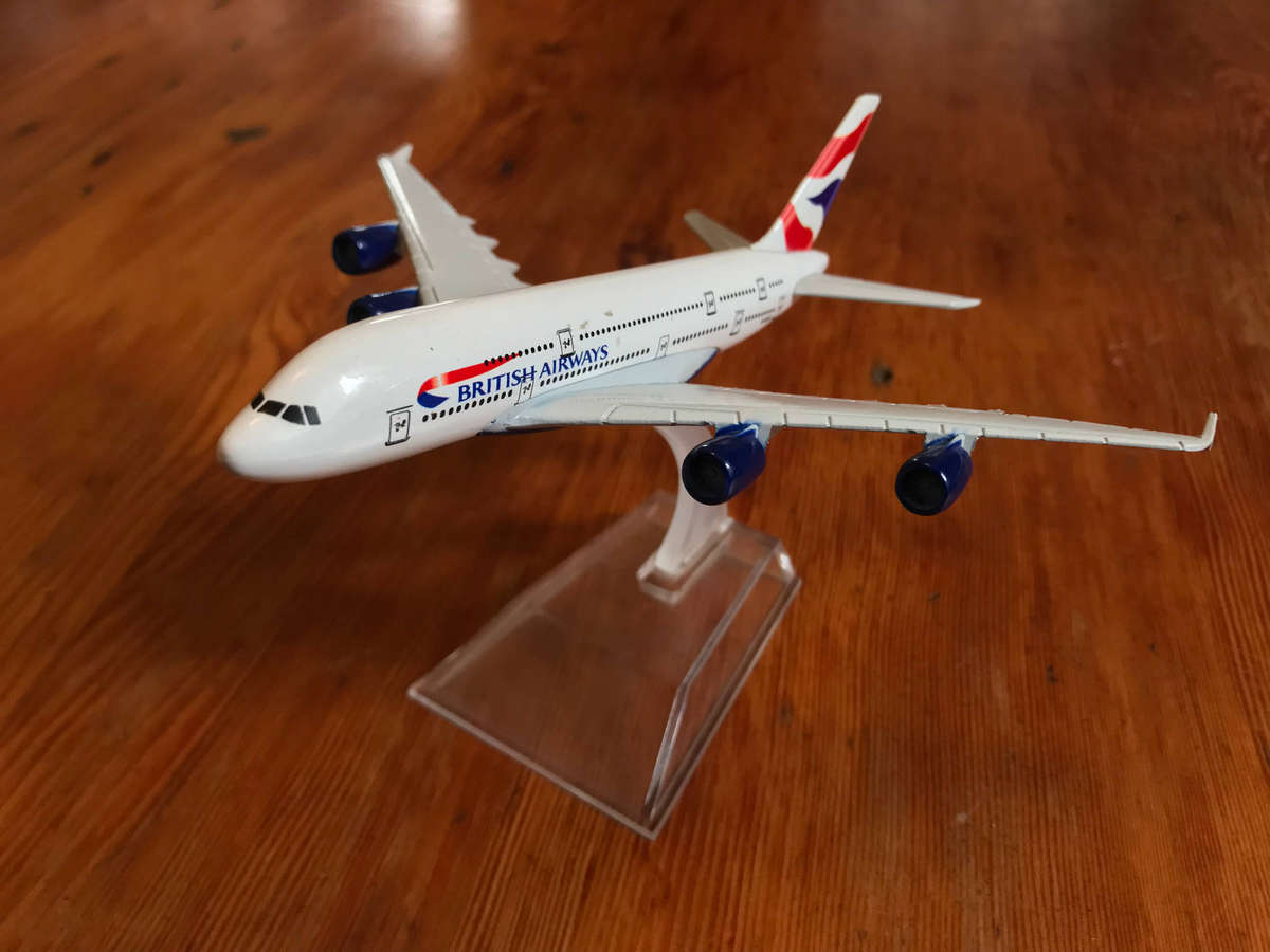 British Airways A380 - Die Cast Steel - Scale 1/400 - (16cm) New in Box