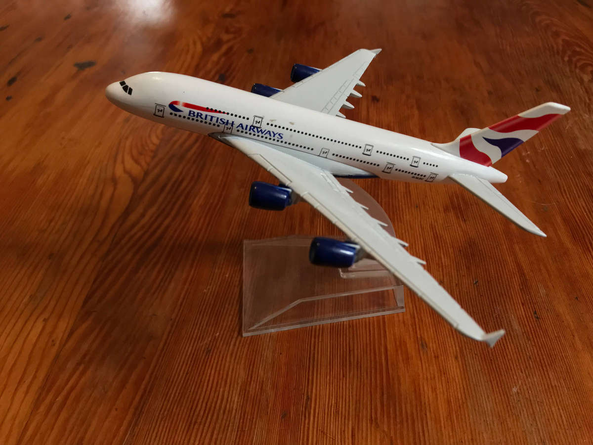 British Airways A380 - Die Cast Steel - Scale 1/400 - (16cm) New in Box