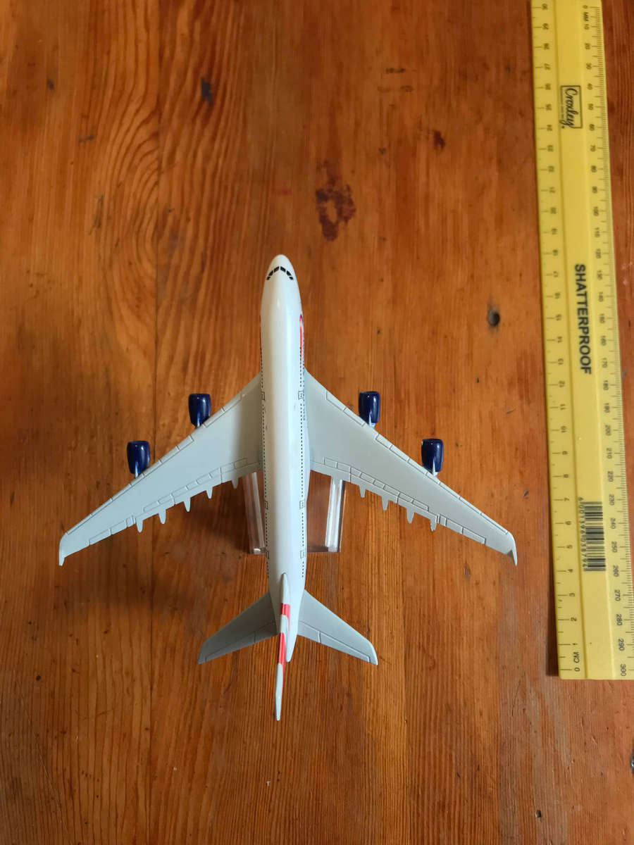 British Airways A380 - Die Cast Steel - Scale 1/400 - (16cm) New in Box