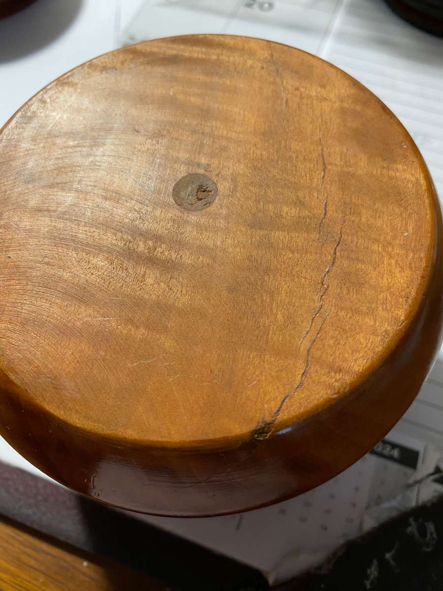 Solid wood coaster holder with 6 solid wood coasters