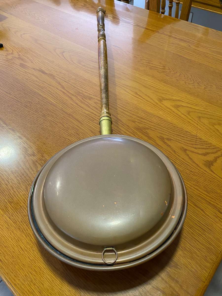 Copper coal bedwarmer