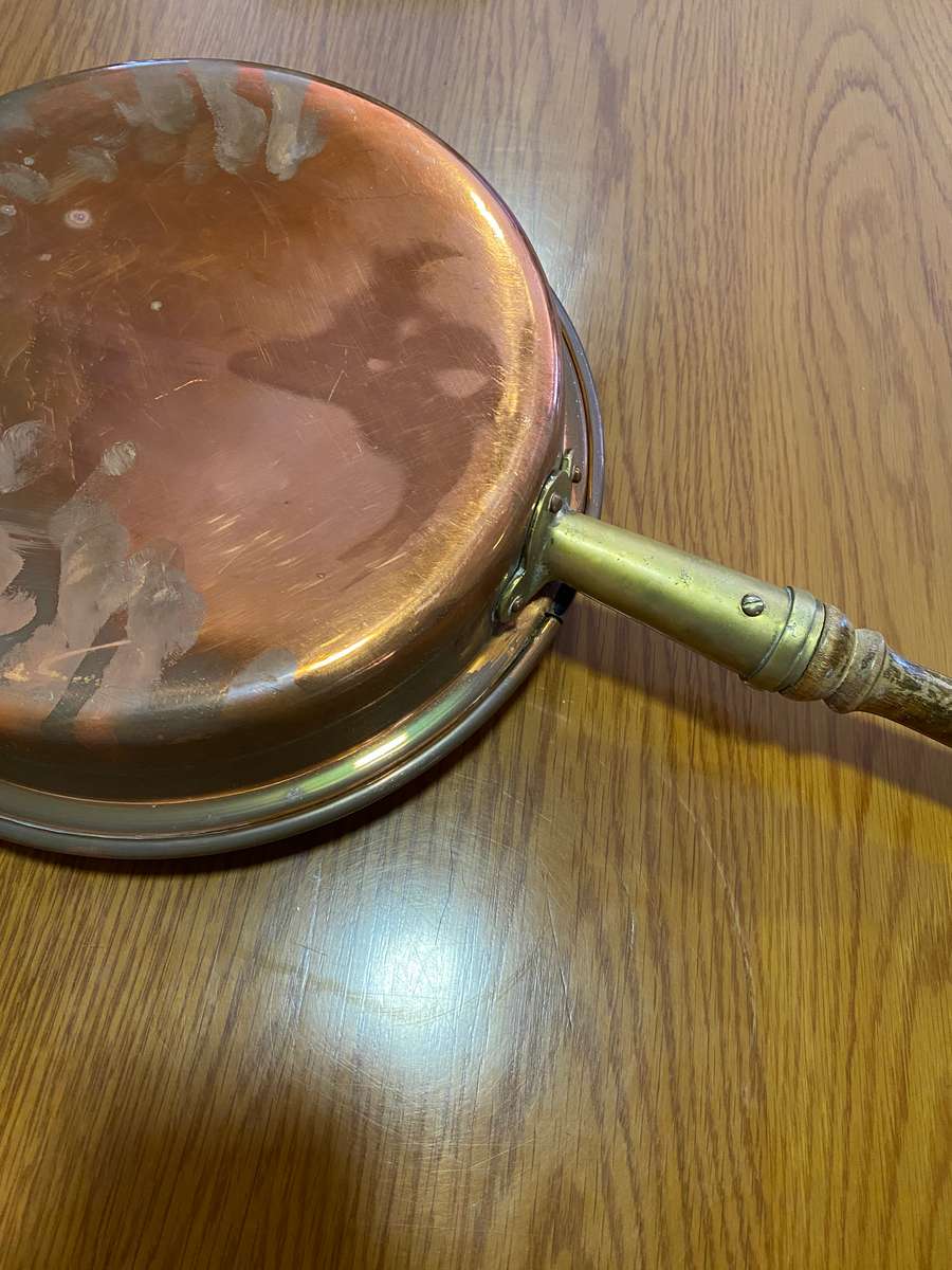 Copper coal bedwarmer