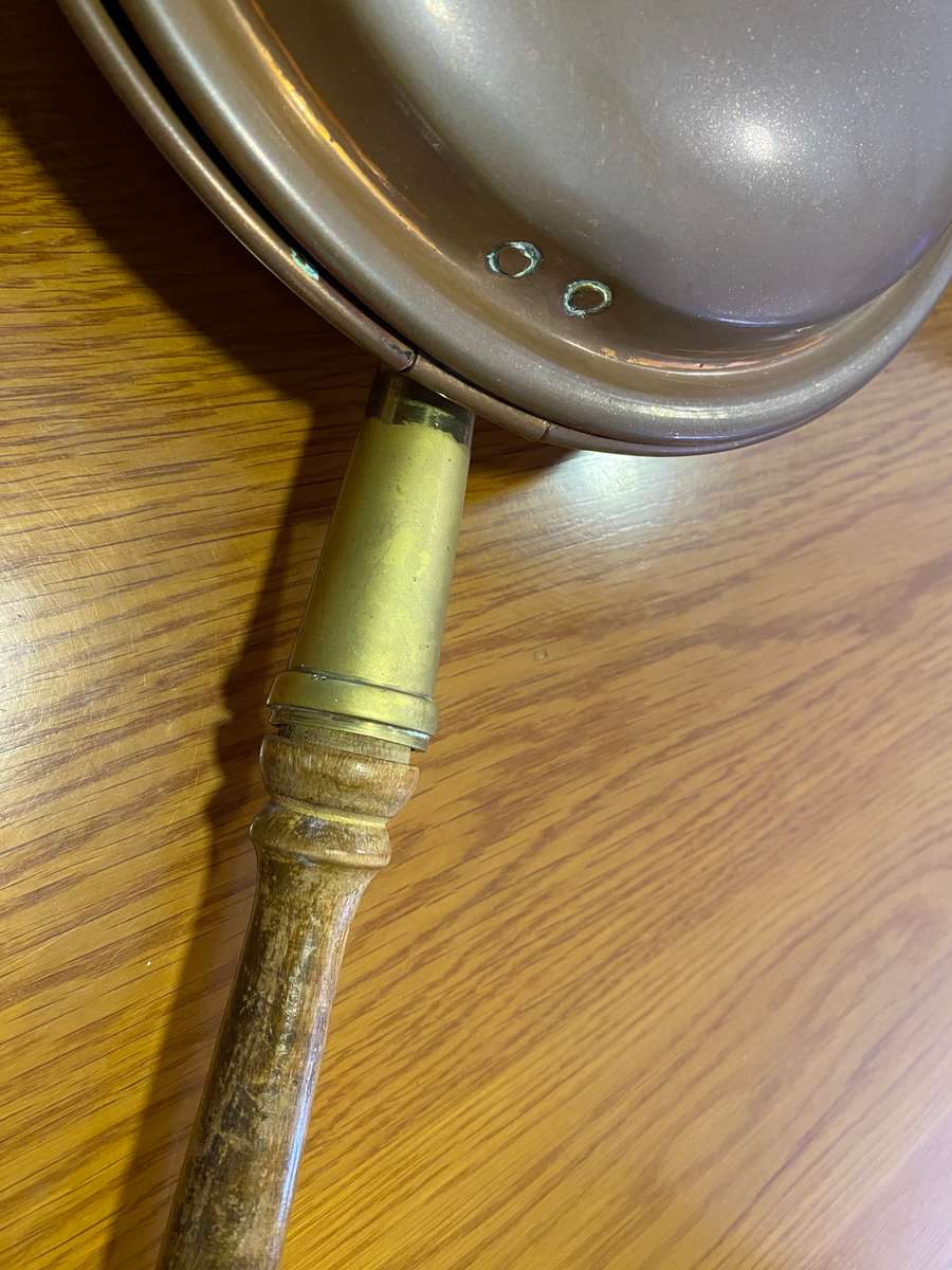 Copper coal bedwarmer