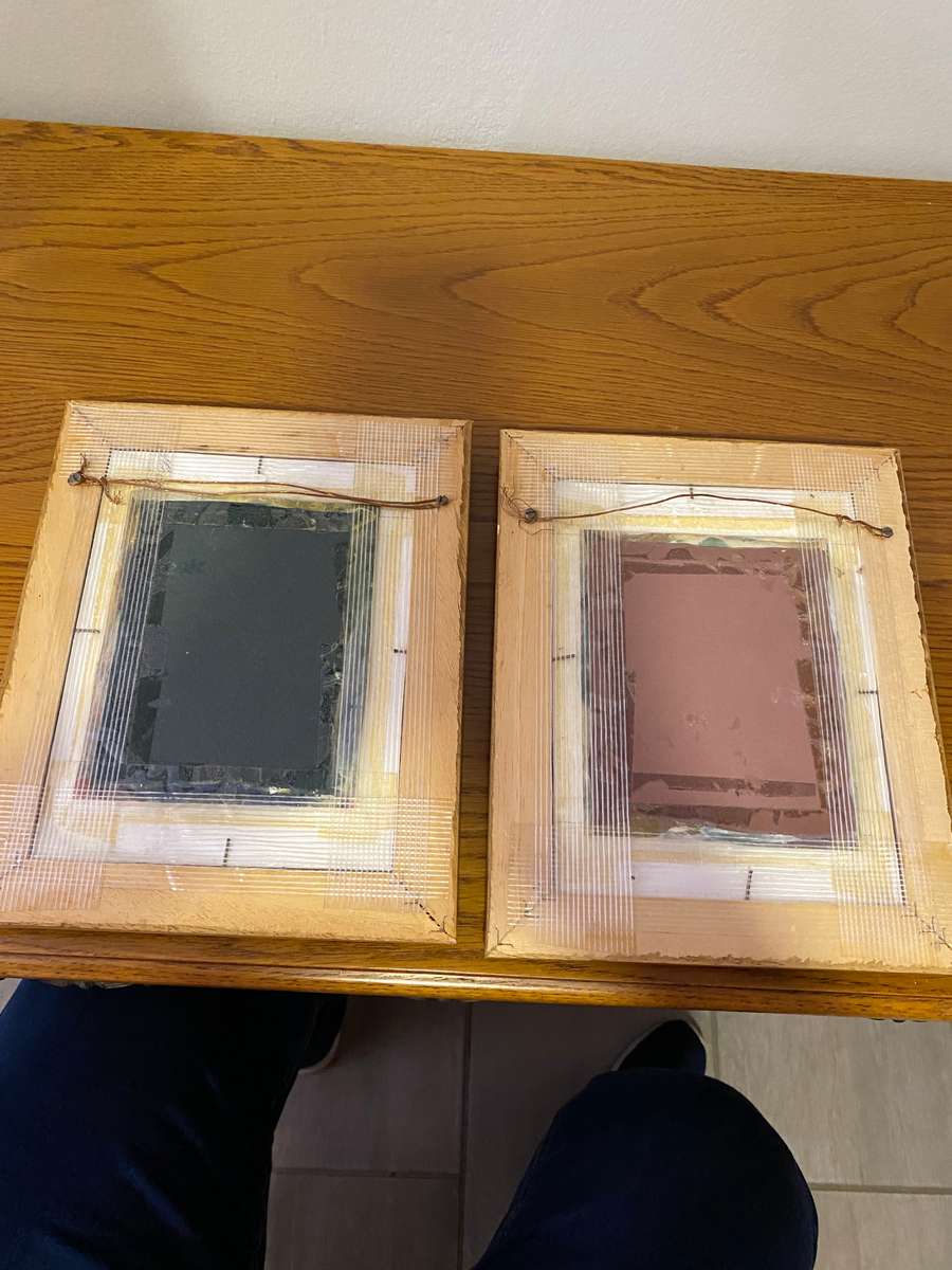 Silk painted florals by Elna duPlessis