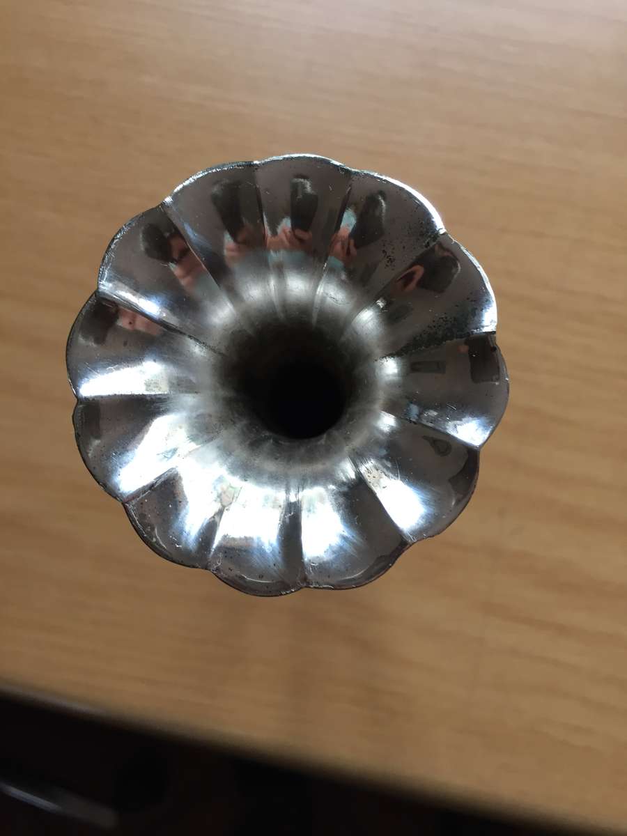 Silverplate bud vase