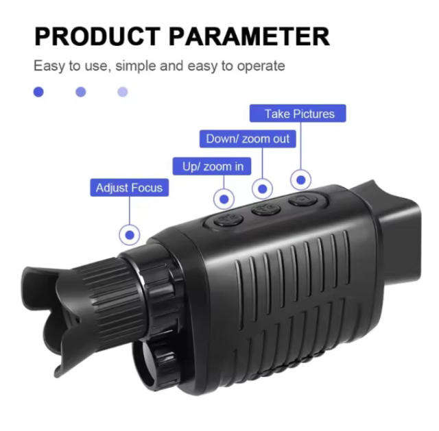 Night Vision Monocular,1080p Full R7 Digital Monocular Telescope Hiking