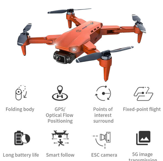 LYZRC L900 Pro Drone 1.2Km GPS  With 4K Camera Brushless Motor 5G FPV Quadcopter