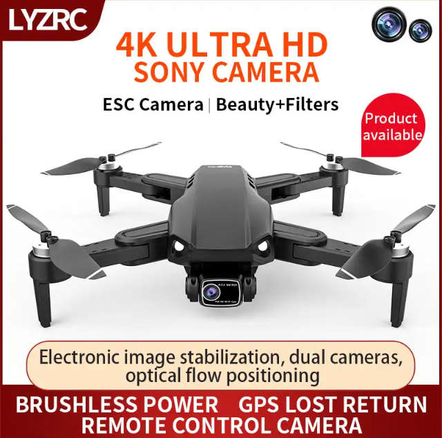 LYZRC L900 Pro Drone 1.2Km GPS  With 4K Camera Brushless Motor 5G FPV Quadcopter