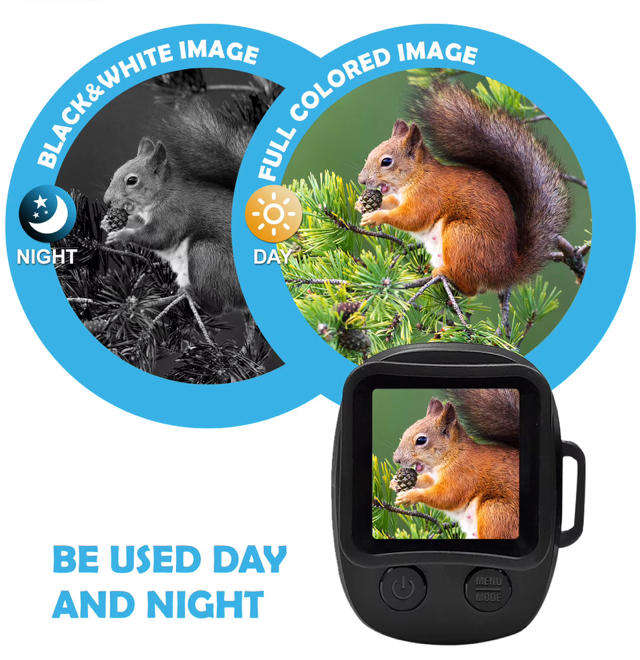 Night Vision Monocular,1080p Full R7 Digital Monocular Telescope Hiking