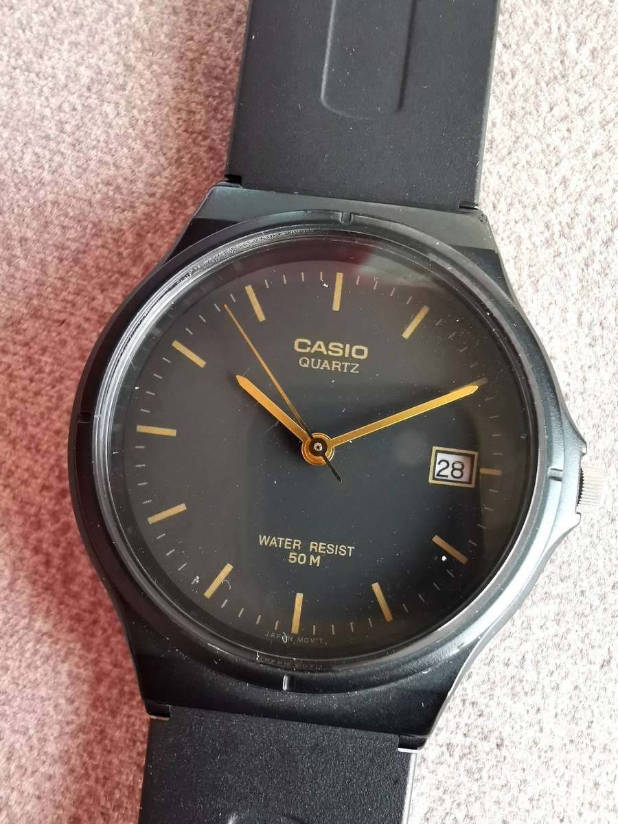 Casio Unisex Black Quartz Watch