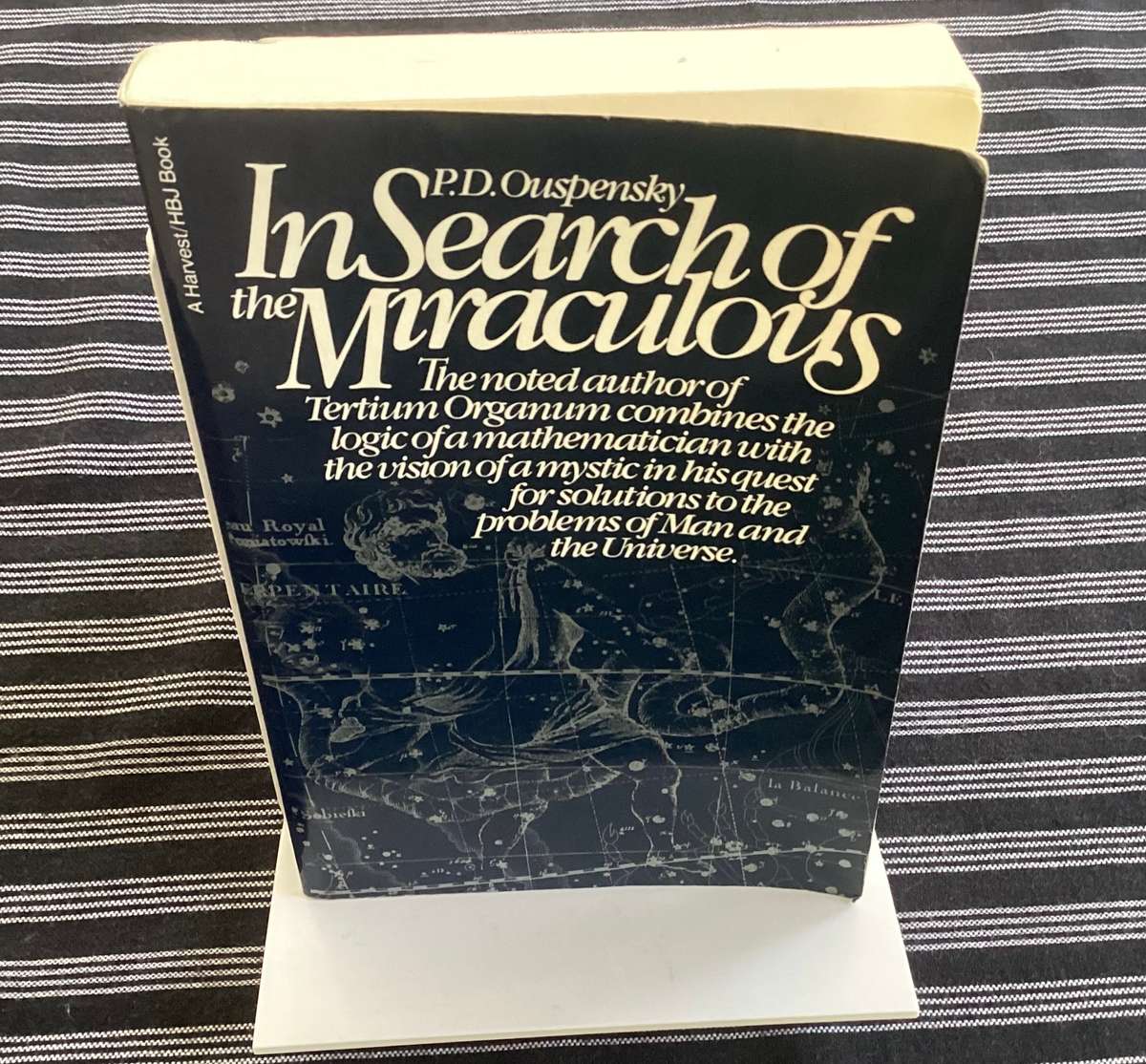 In Search of the Miraculous, by P D Ouspensky. Softcover, Good+ condition.