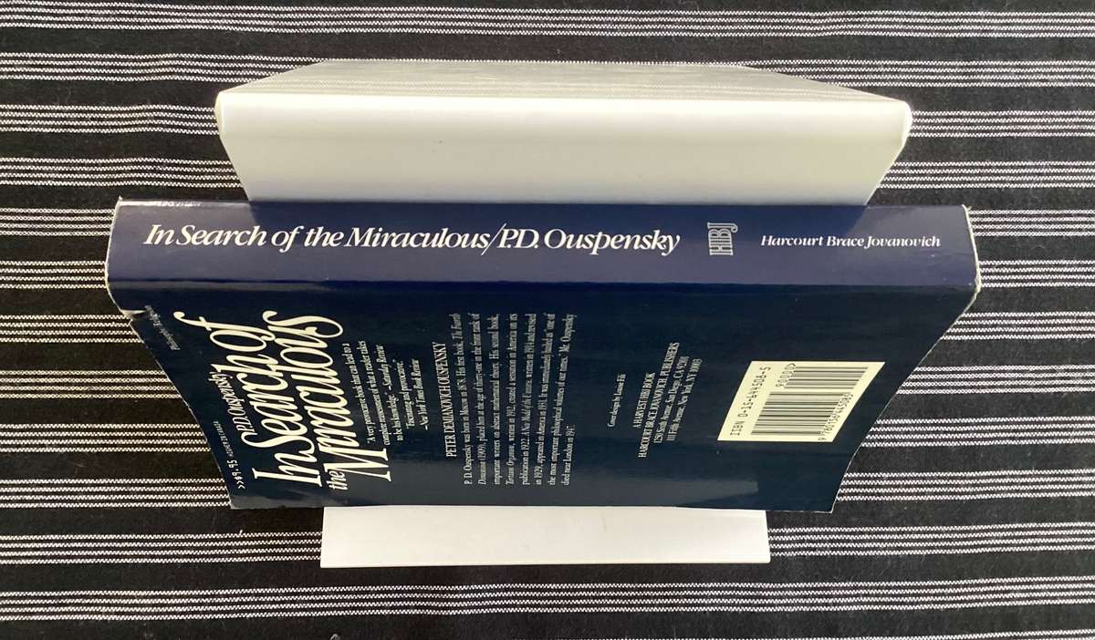 In Search of the Miraculous, by P D Ouspensky. Softcover, Good+ condition.