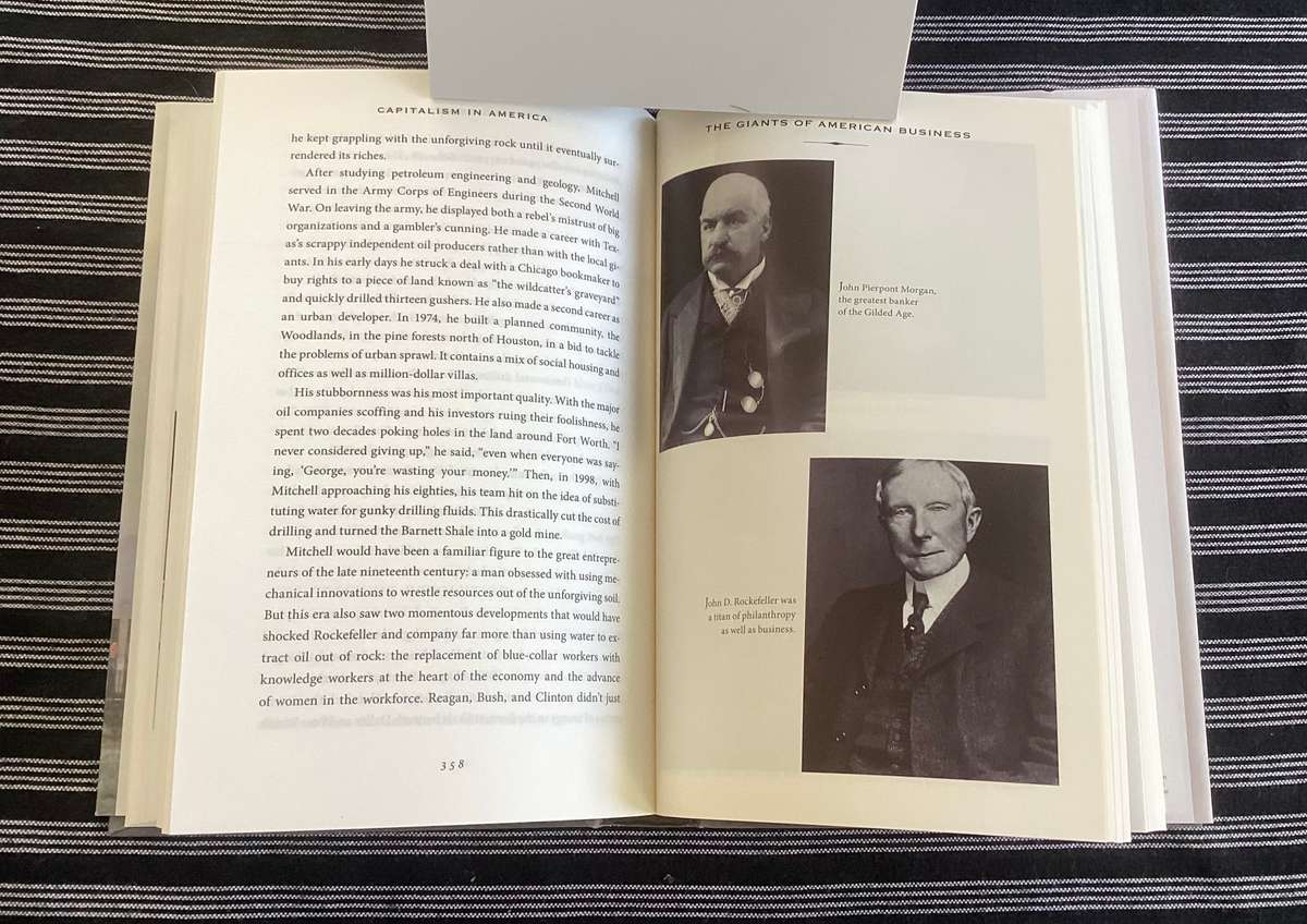 Capitalism in America, hardcover, 1st edition in Vgood condition.