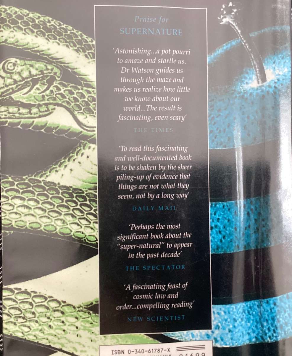 DARK NATURE (A natural history of evil), by Lyall Watson. Hardcover. Vgood condition.