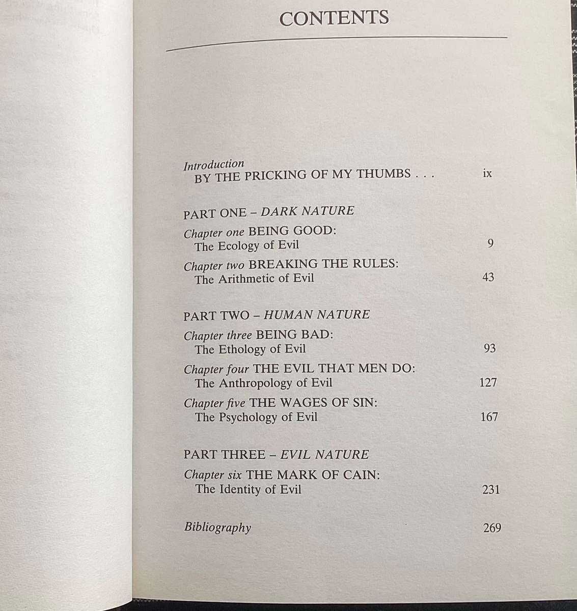 DARK NATURE (A natural history of evil), by Lyall Watson. Hardcover. Vgood condition.