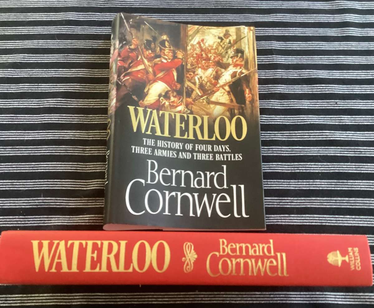 WATERLOO by Bernard Cornwell. Hardcover in a new condition. 1st edition.