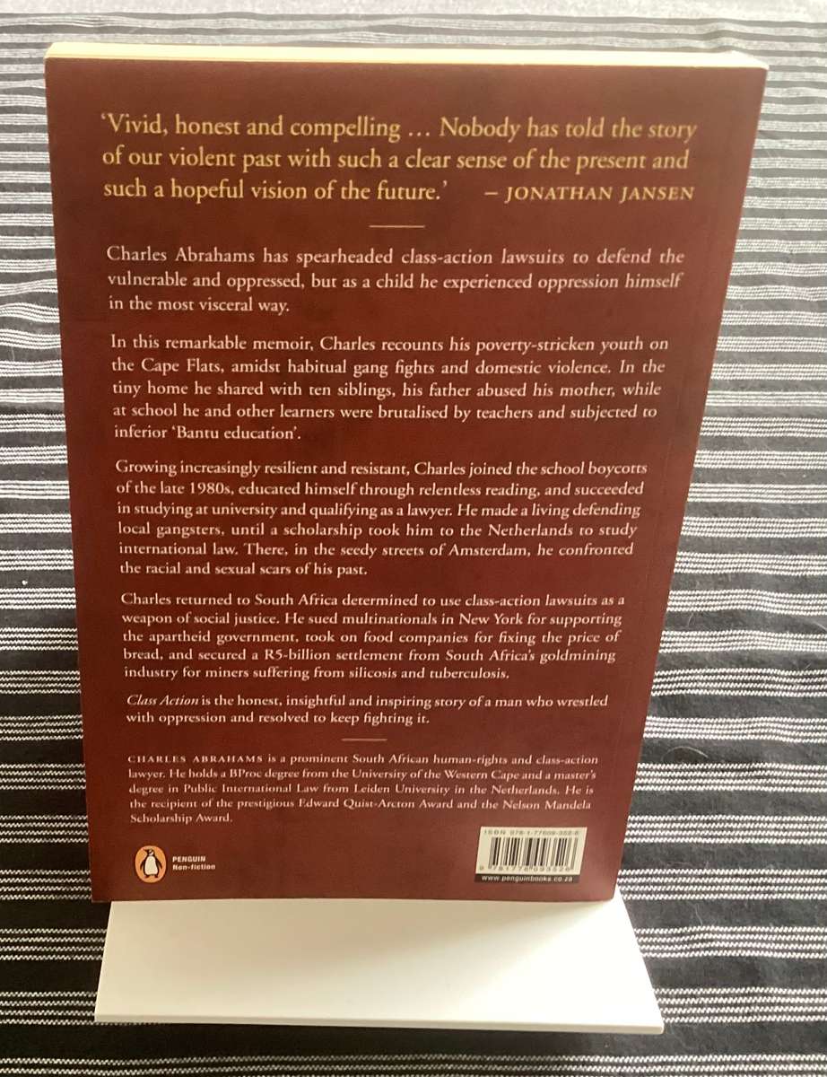 CLASS ACTION by Charles Abrahams. Paperback (large trade-sized), in a V Good condition.