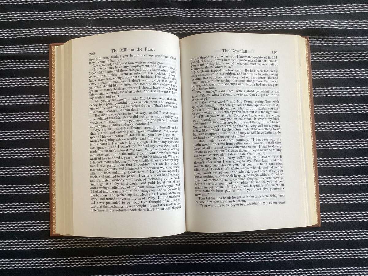 The Mill on the Floss, by George Elliot (Mary Ann Evans). Hardcover, excl. condition.