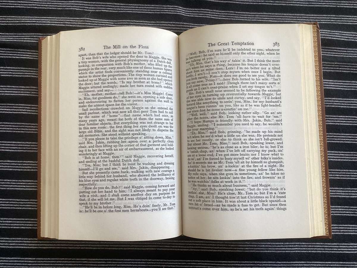 The Mill on the Floss, by George Elliot (Mary Ann Evans). Hardcover, excl. condition.