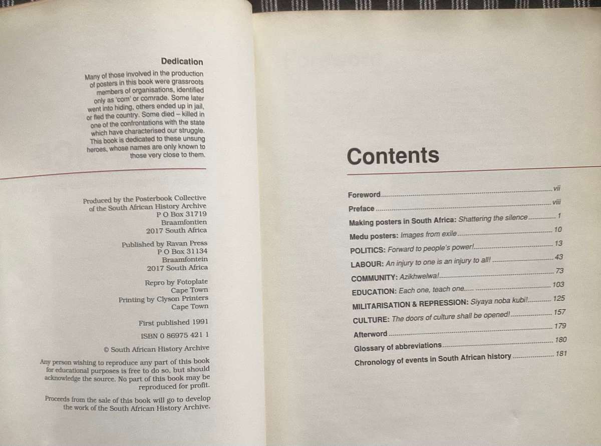 Images of DEFIANCE. South African Resistance Posters of the 1980s.