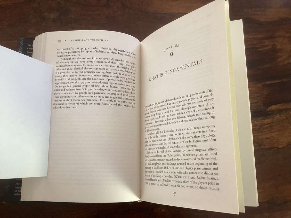 THE QUARK and the JAGUAR., by Nobel Prize Physics Winner, Murray Gell-Mann. Hardcover Excl. Cond.