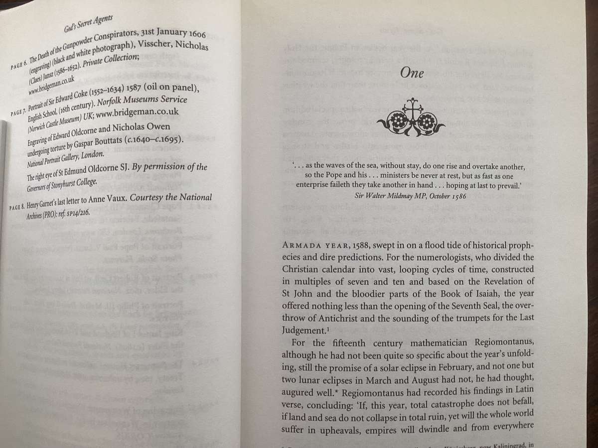 GODS SECRET AGENTS, by Alice Hogge. Queen Elizabeths forbidden priests. Hardcover.