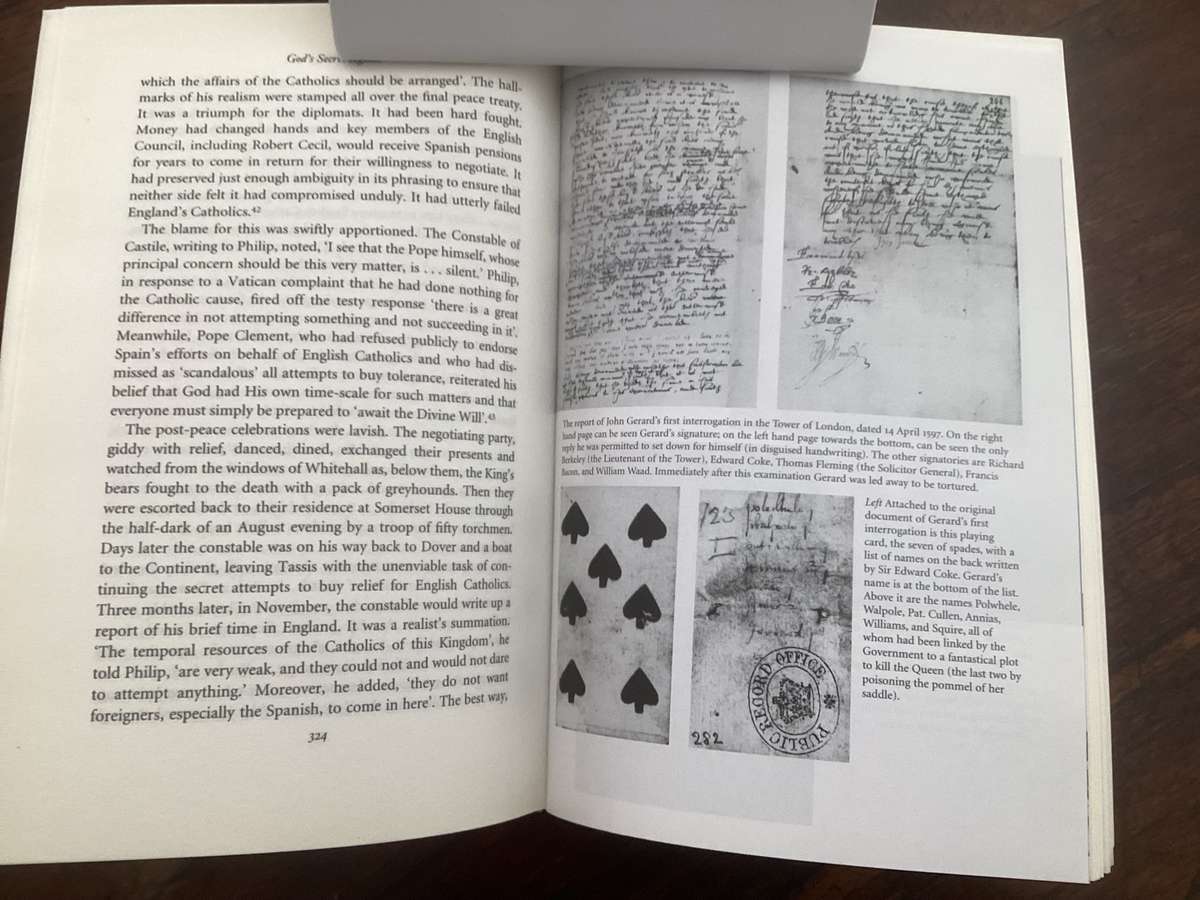 GODS SECRET AGENTS, by Alice Hogge. Queen Elizabeths forbidden priests. Hardcover.