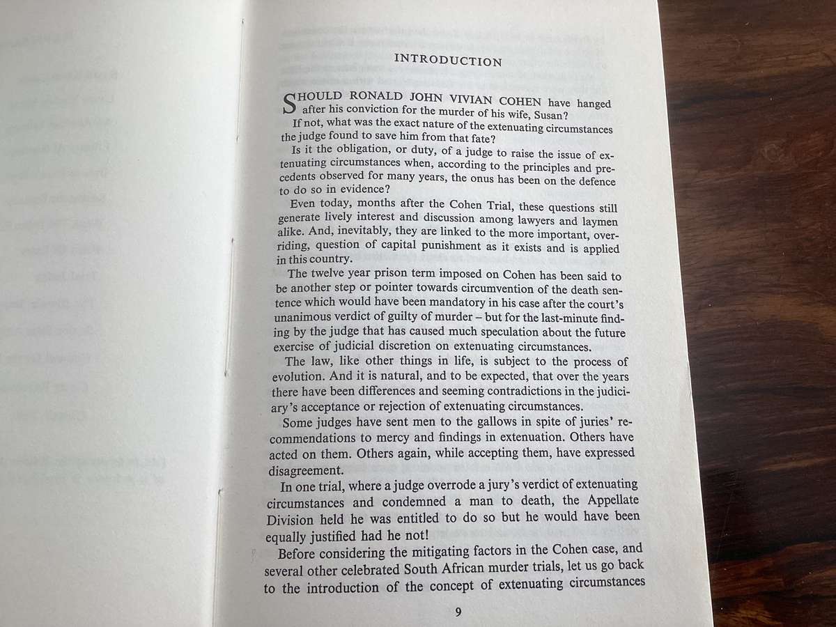 THE COHEN CASE, by Benjamin Bennett. Hardcover 1971, in VGood condition.