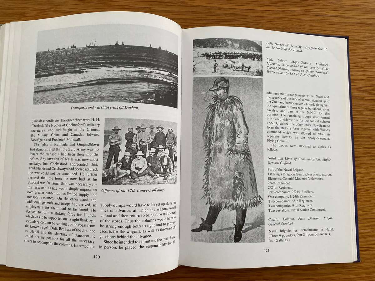 The Zulu War (Isandhlwana to Ulundi). Large stiff-covered paperback, in VG condition.