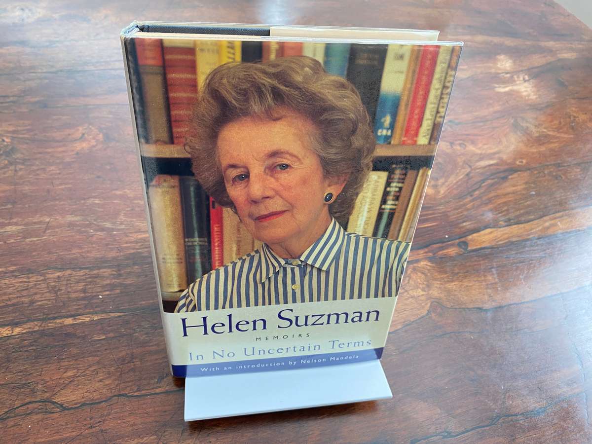HELEN SUZMAN, In No Uncertain Terms. Hardcover with DJ.