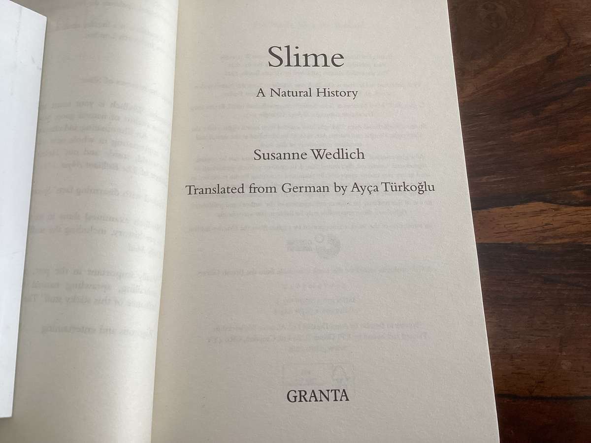 SLIME a natural history. Paperback new condition.