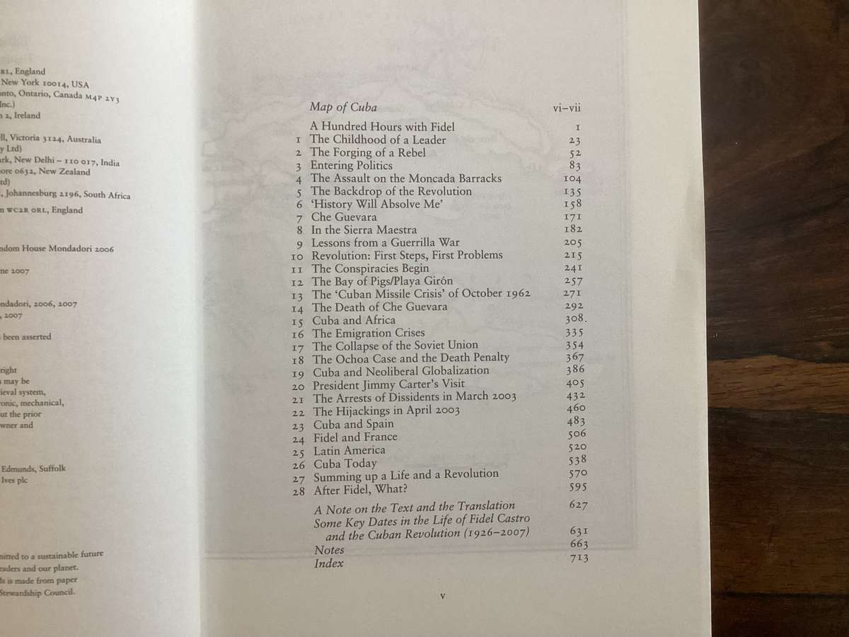 FIDEL CASTRO: My Life. 1st Edition Hardcover, in a Fine condition.