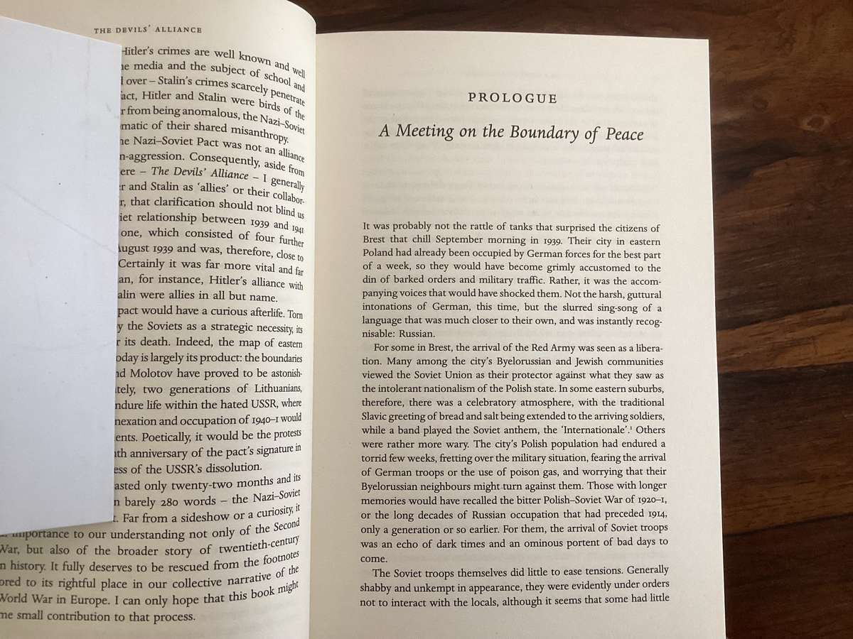 THE DEVILS ALLIANCE. Hitlers pact with Stalin 1939-41. Hardcover, Fine Condition.