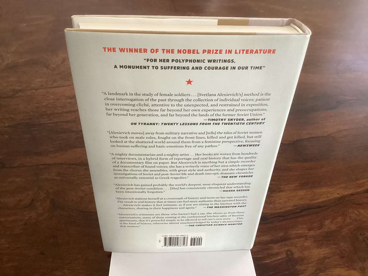 SVETLANA ALEXIEVICH The Unwomanly Face Of War. First Edition, Fine Condition.
