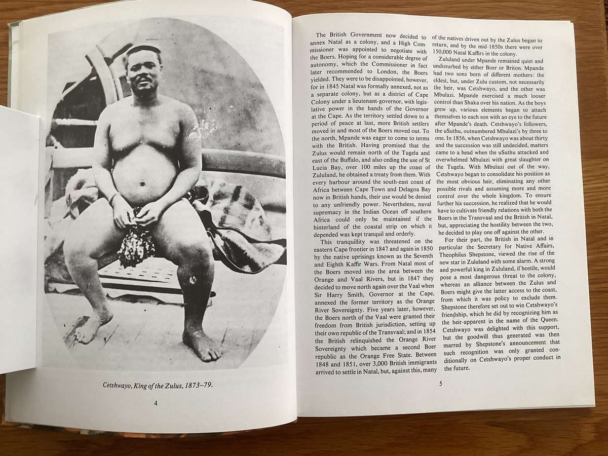 The Zulu War (Isandhlwana to Ulundi). Large stiff-covered paperback, in VG condition.