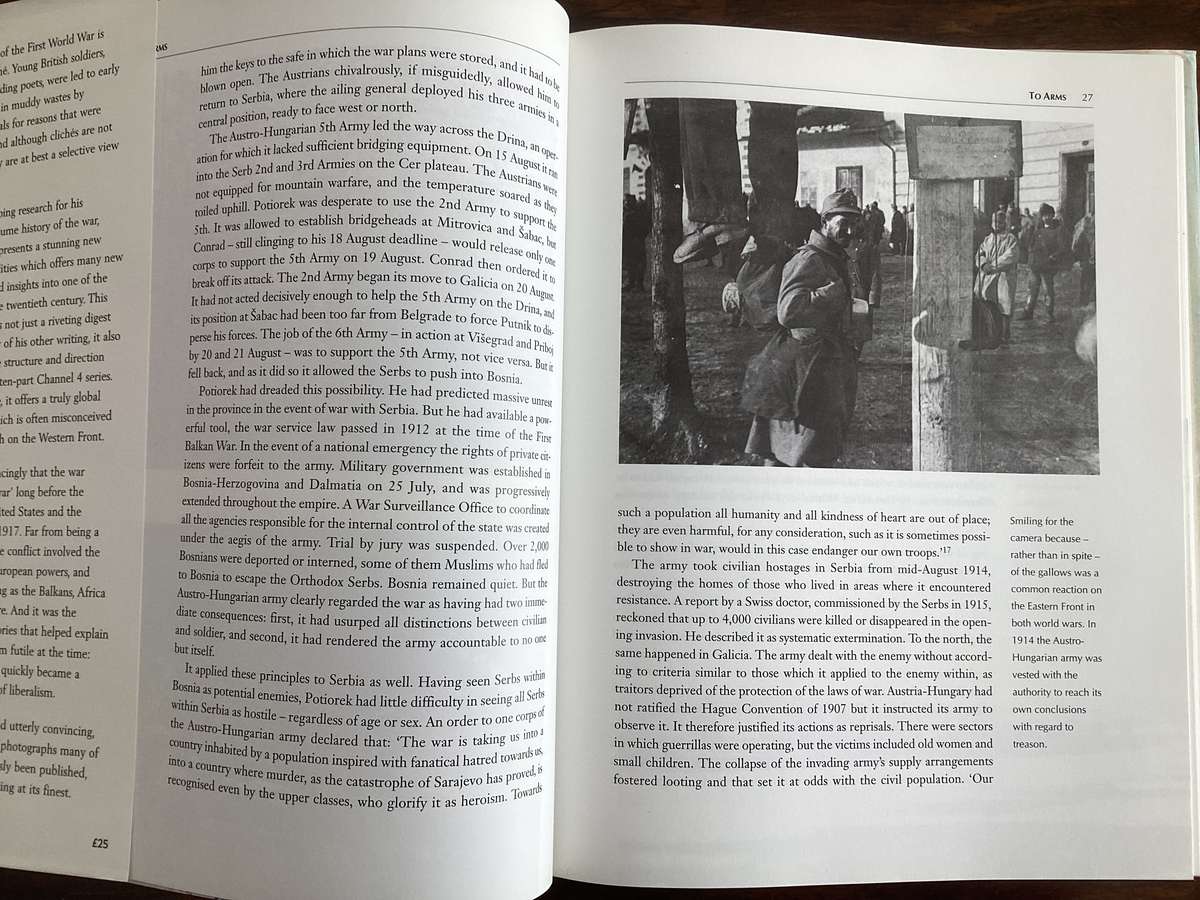 THE FIRST WORLD WAR by HEW STRACHAN. Hardcover edition, Good+ condition.