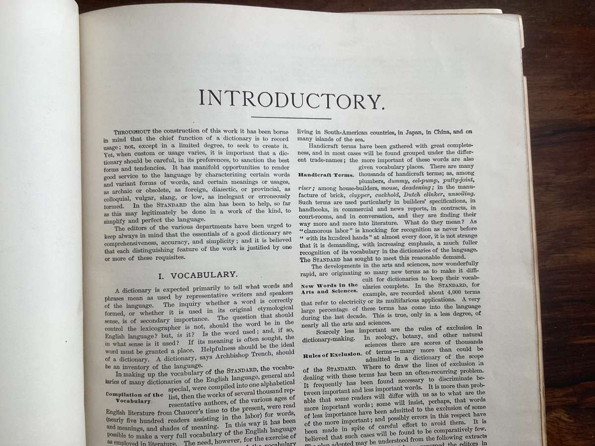 A Standard Dictionary of The English Language, by Funk & Wagnall (1904).
