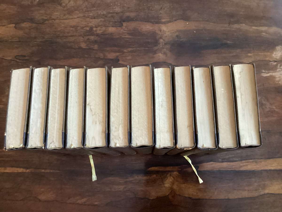 Winston S Churchill. THE SECOND WORLD WAR. Vols I - XII. Heron Books, Faux Leather.