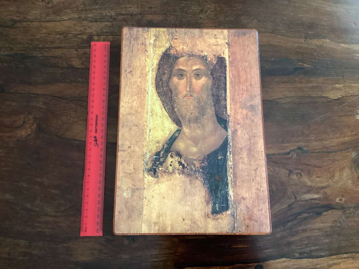 RUSSIAN ICON MOUNTED PRINTS. Purchased in Russia.