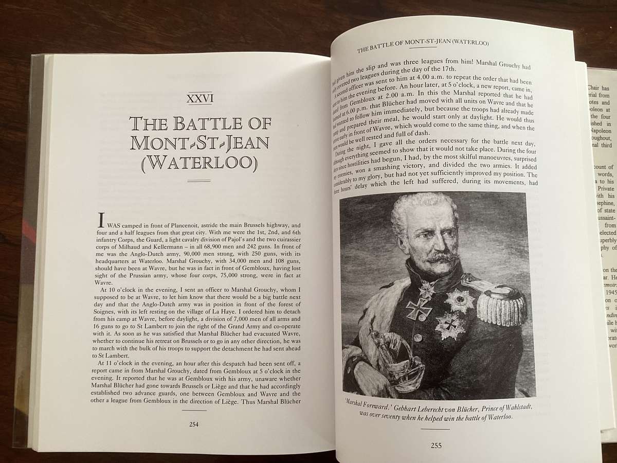 NAPOLEON on Napoleon, an autobiography edited by S de Chair. Hardcover in an excellent condition.