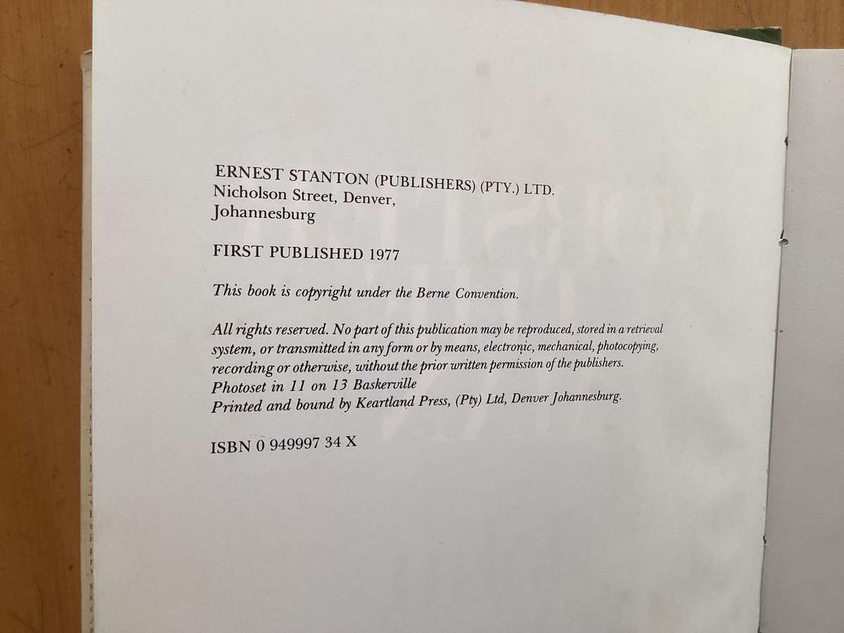 VORSTER - the man. Hardcover, 1977(first edition?), in a Good condition.