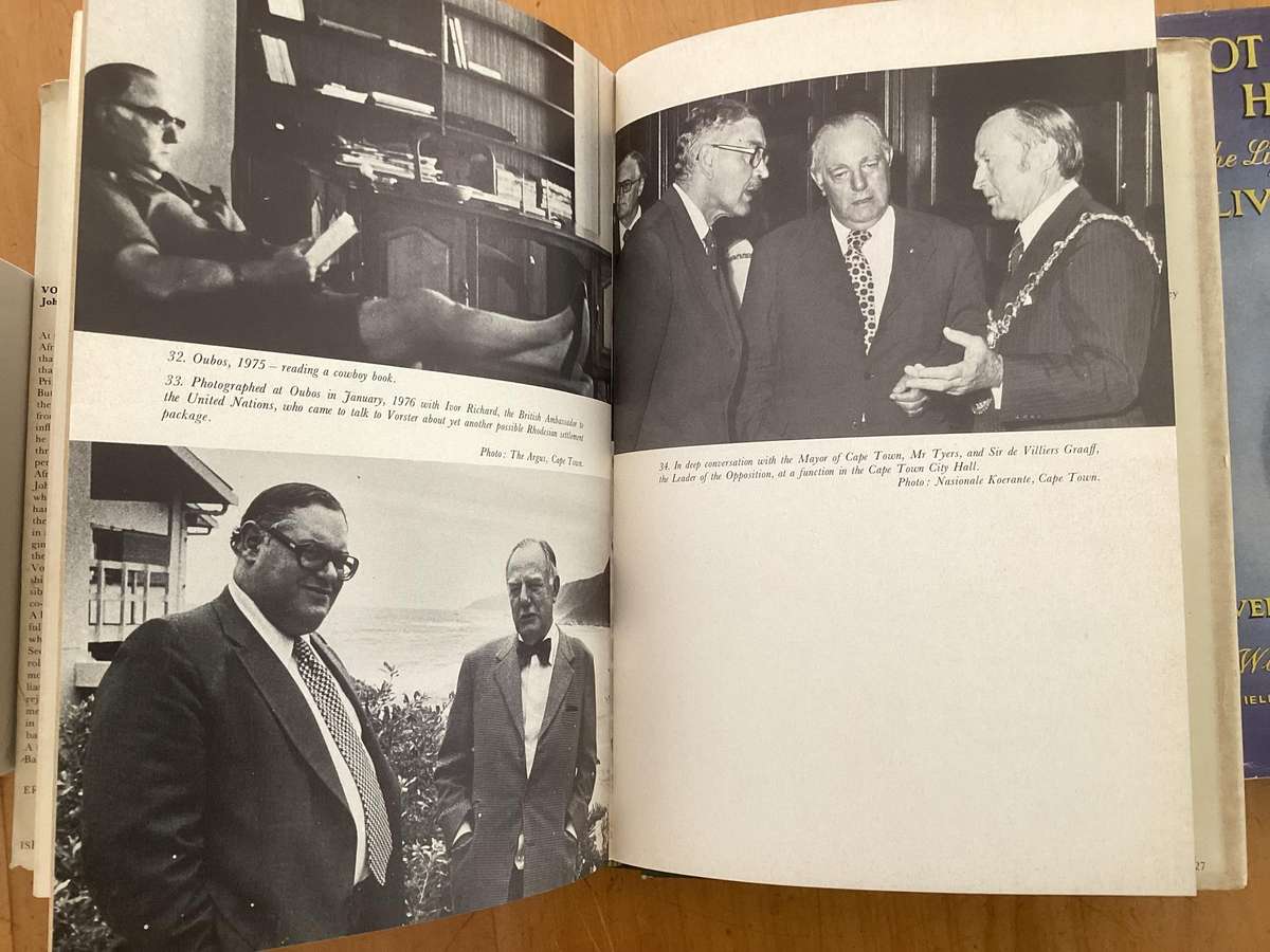 VORSTER - the man. Hardcover, 1977(first edition?), in a Good condition.