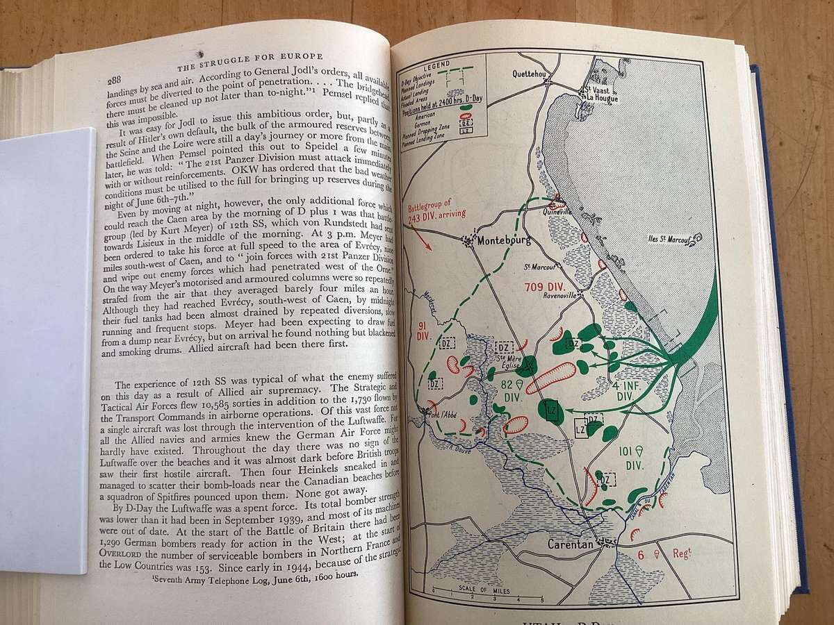 THE STRUGGLE FOR EUROPE. Chester Wilmots highly praised classic of contemporary history.