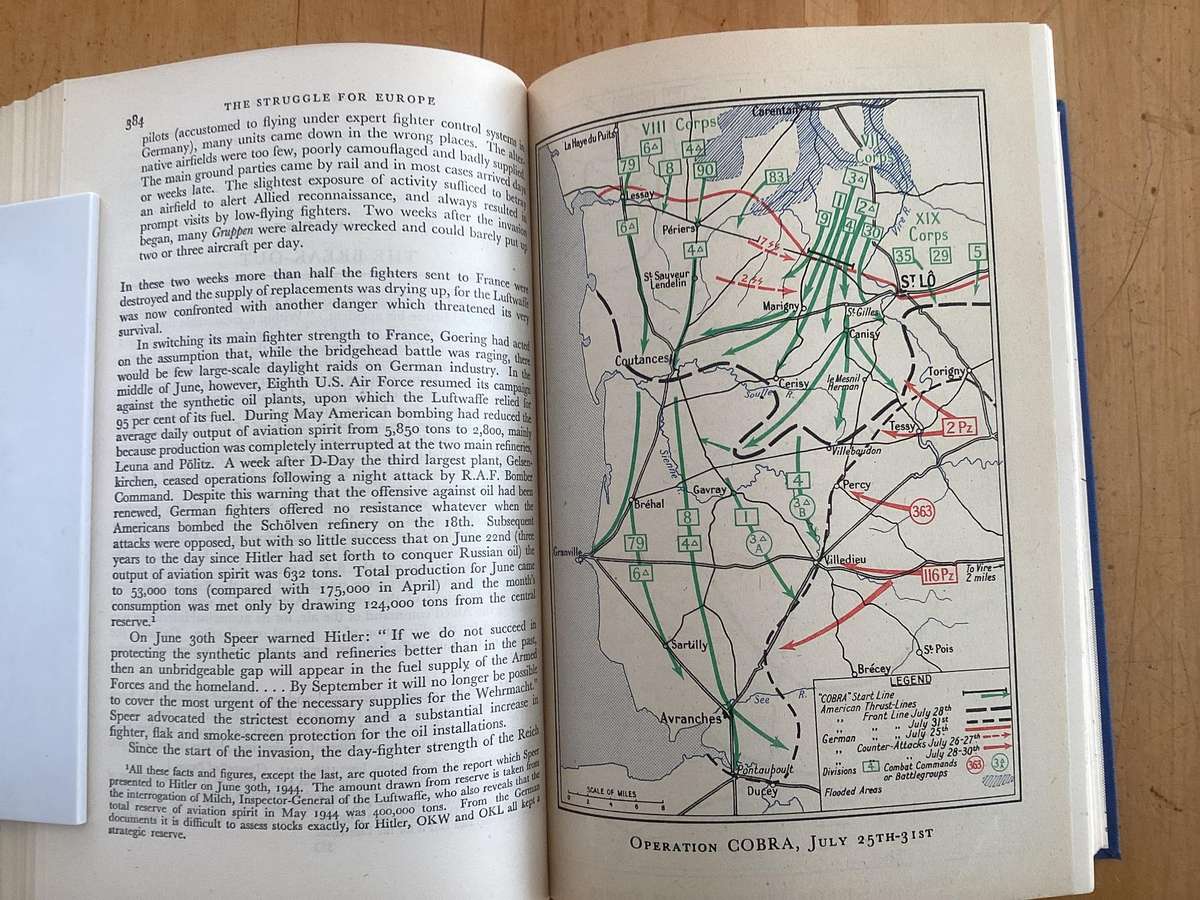 THE STRUGGLE FOR EUROPE. Chester Wilmots highly praised classic of contemporary history.