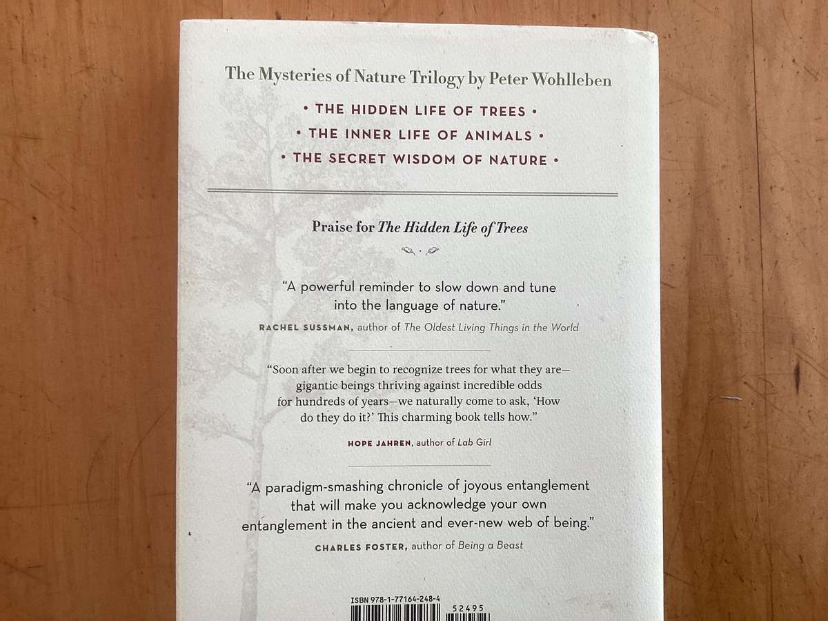 The Hidden Life Of TREES - Small format hardcover in excellent condition.
