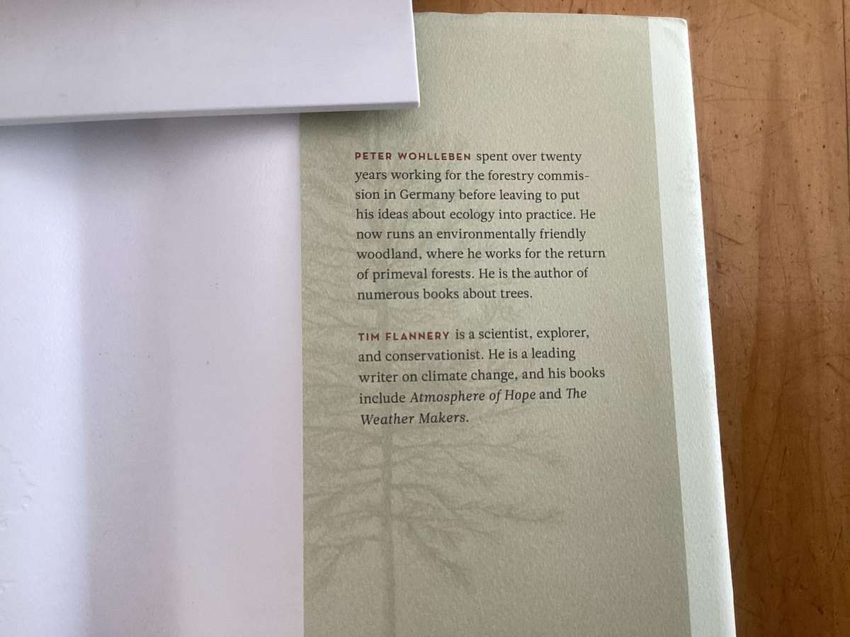 The Hidden Life Of TREES - Small format hardcover in excellent condition.