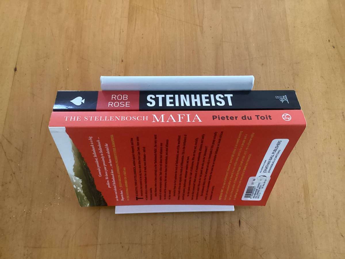 THE STELLENBOSCH MAFIA & STEINHEIST. (Two books for the price of one) VGood condition.