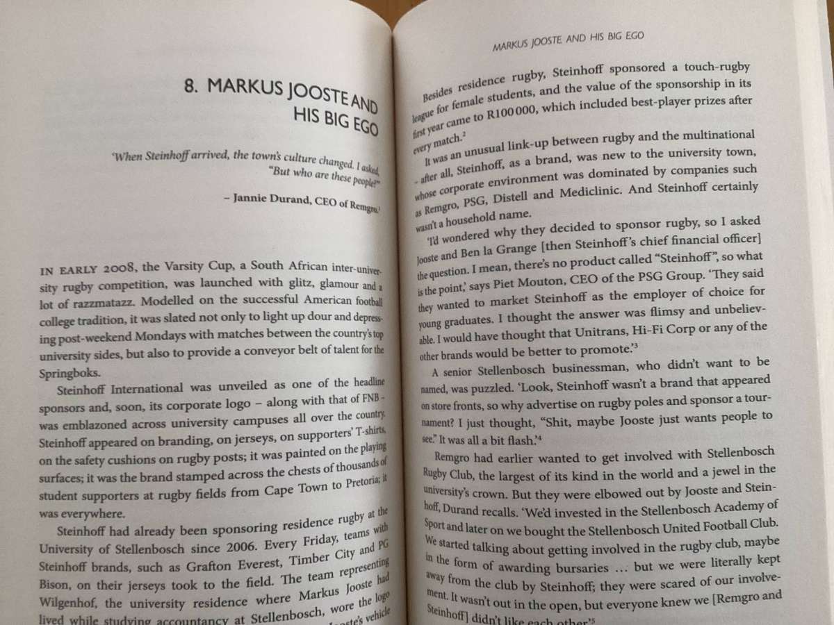 THE STELLENBOSCH MAFIA & STEINHEIST. (Two books for the price of one) VGood condition.